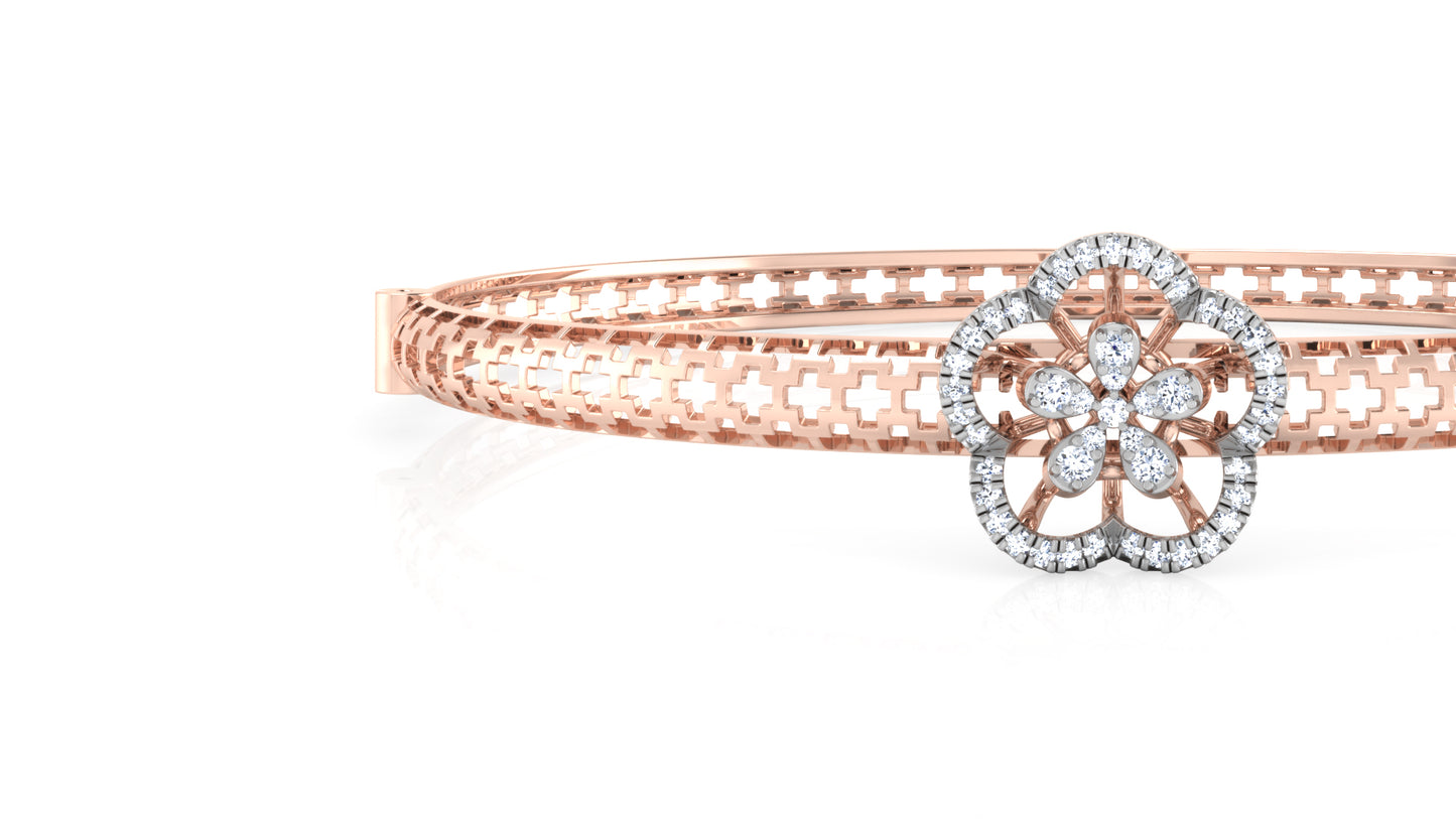 Flora Pentunia Diamond Bracelet