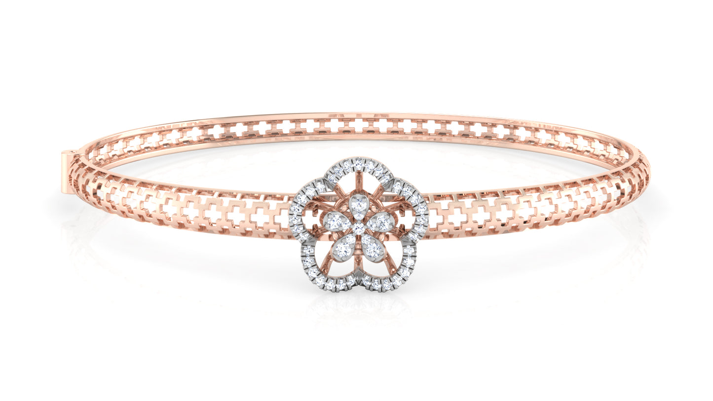 Flora Pentunia Diamond Bracelet