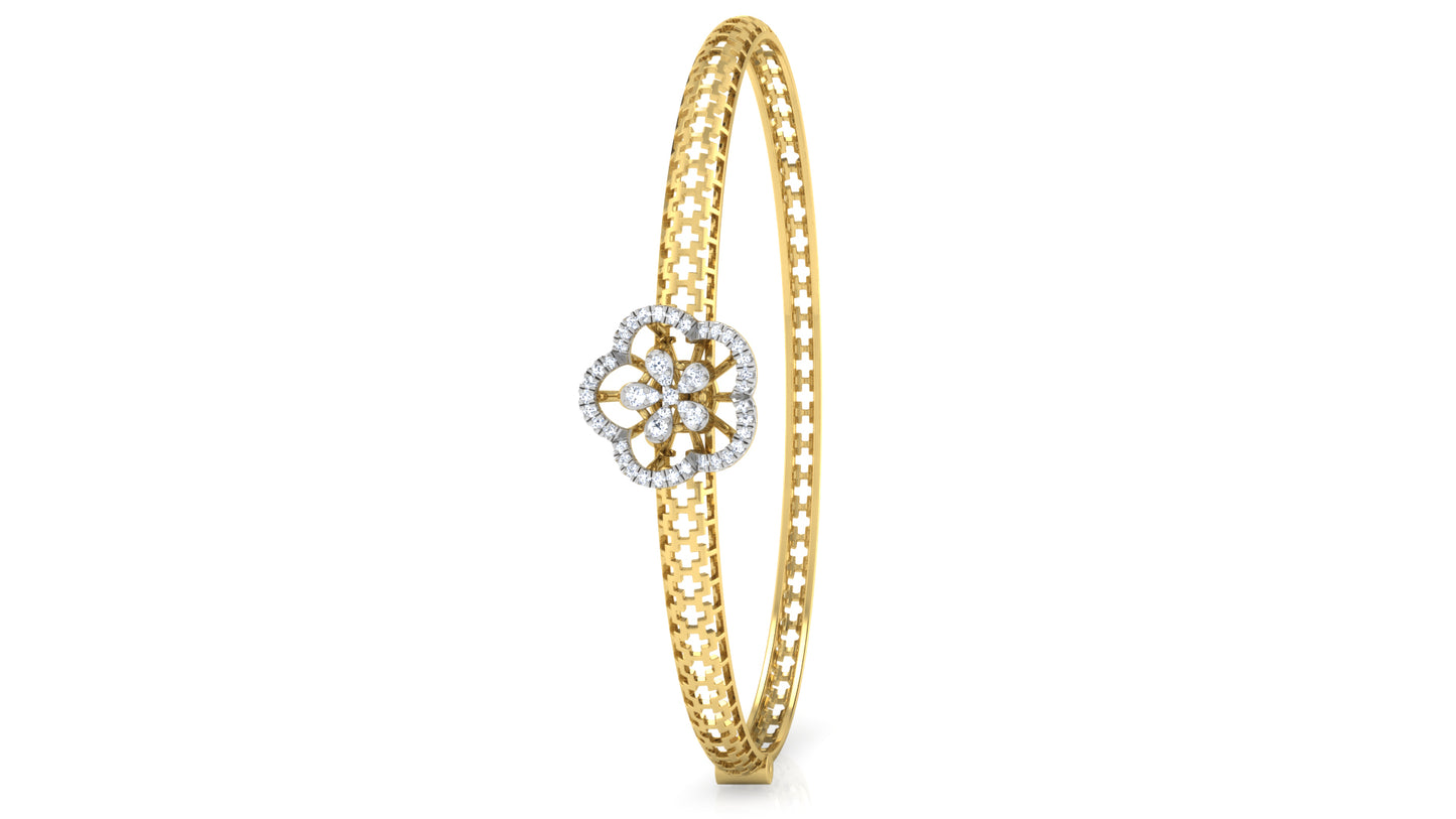 Flora Pentunia Diamond Bracelet