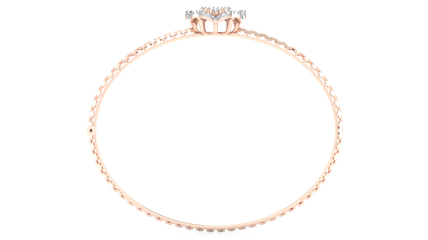 Flora Pentunia Diamond Bracelet