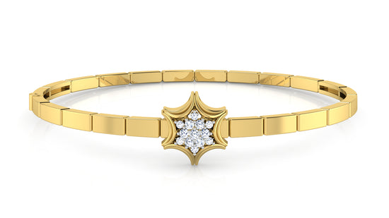 Magical Ridges Diamond Bracelet