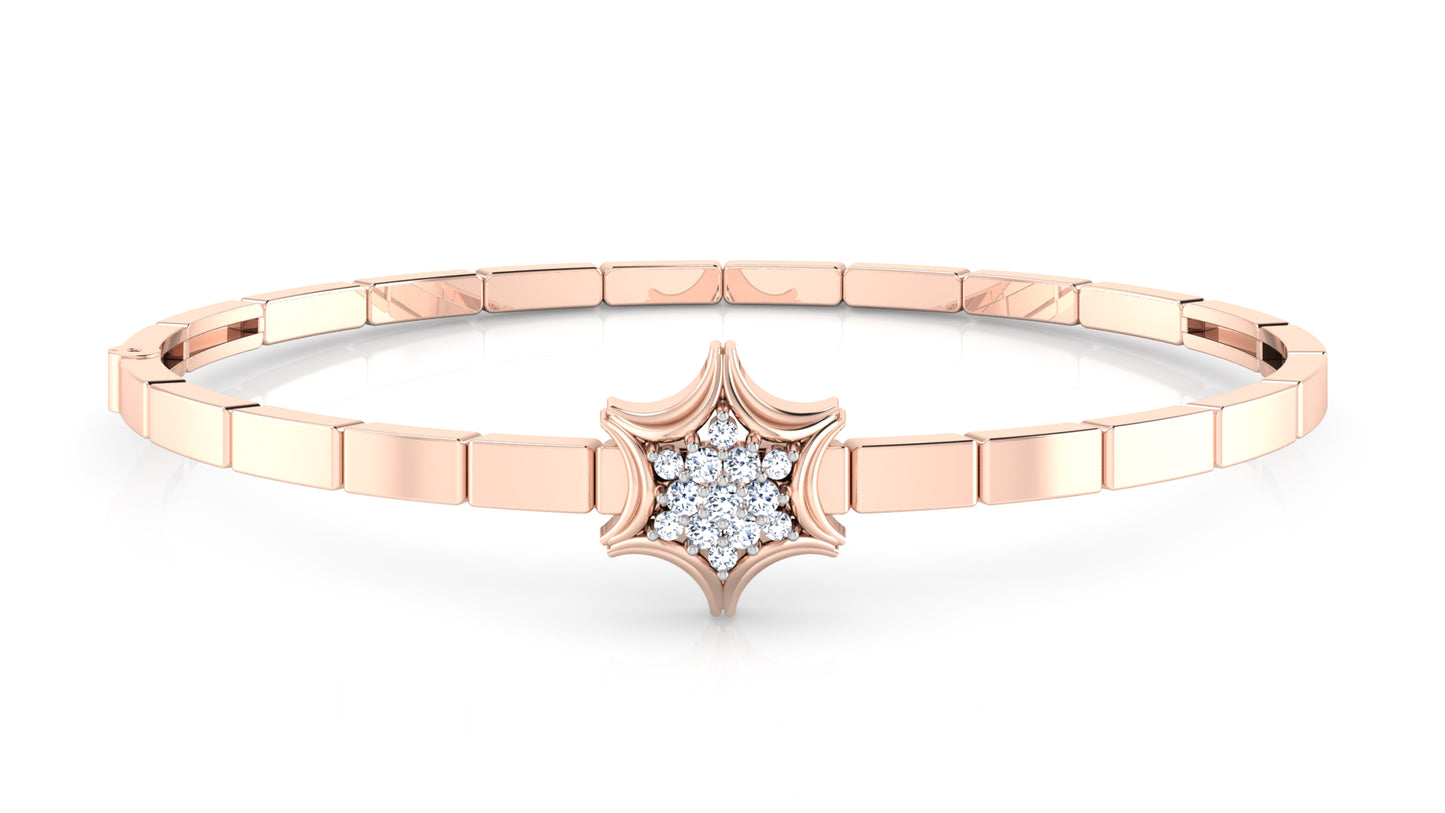 Magical Ridges Diamond Bracelet