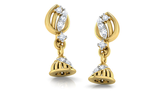 Parrot Cage Diamond Danglers