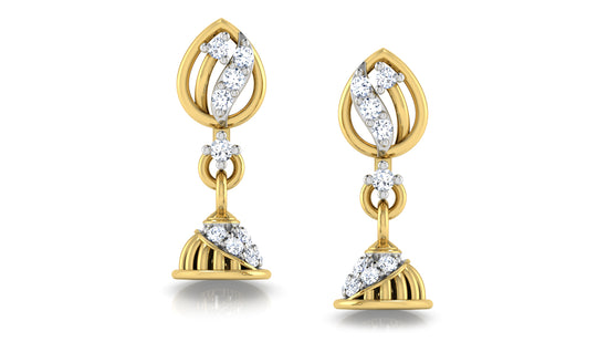 Parrot Cage Diamond Danglers