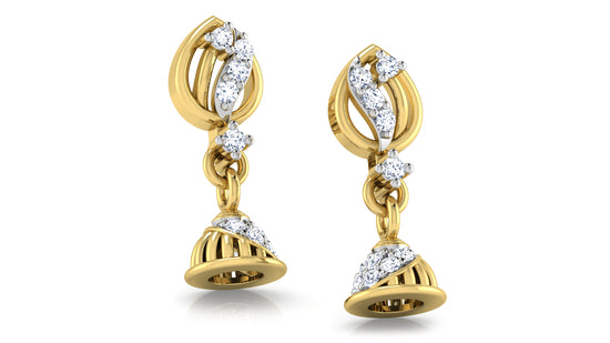 Parrot Cage Diamond Danglers