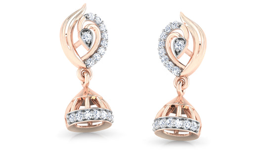 Sky Bells Diamond Danglers