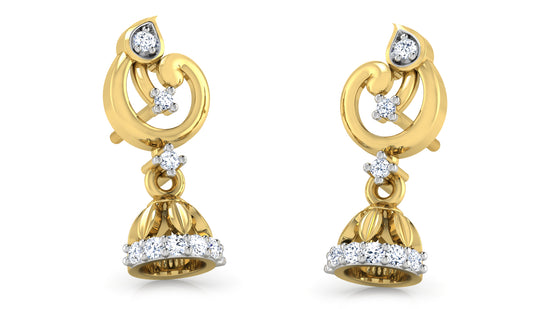 Beauty of Bell Fantasy Diamond Danglers. 