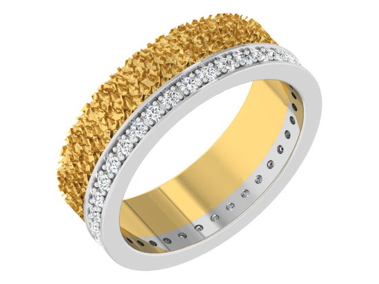 Buy Flake Field synthetic Diamond Band Order Online and Shop at Diahart.