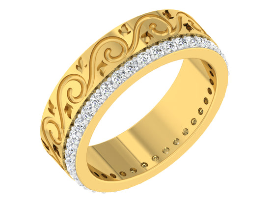 Buy River Rendezvous Artificial Diamond Band Order Online and Shop at Diahart.