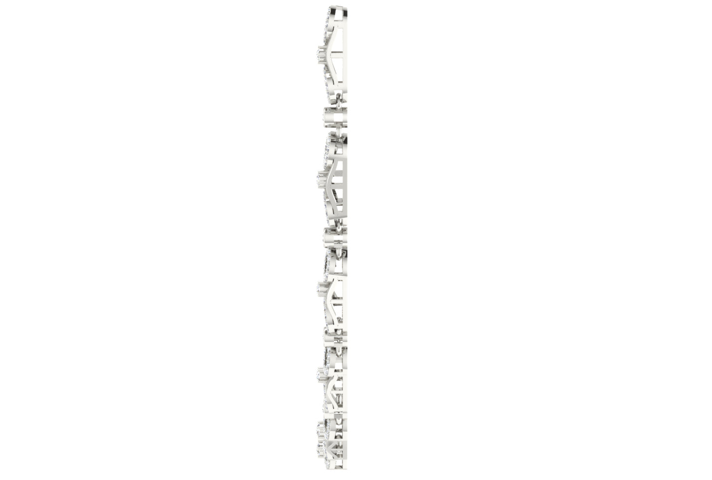 Links Forever Diamond Necklace and Earring Set