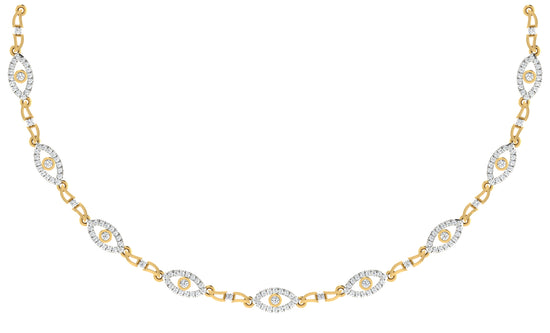 Mountain Bliss Diamond Necklace and Earring Set