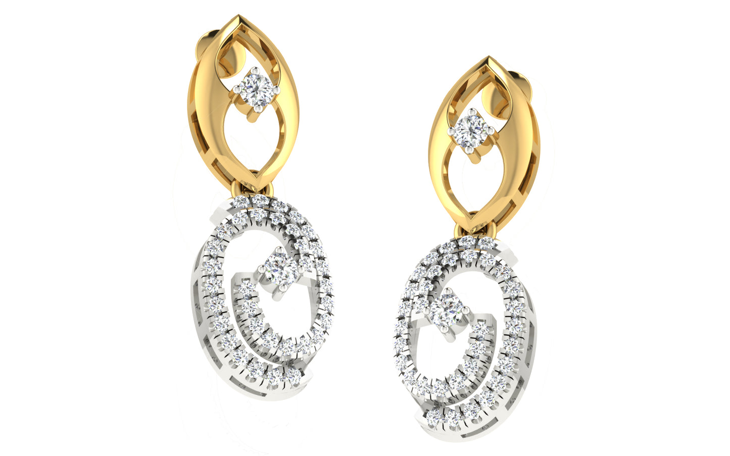 Flow n Glow Diamond Necklace and Earring Set