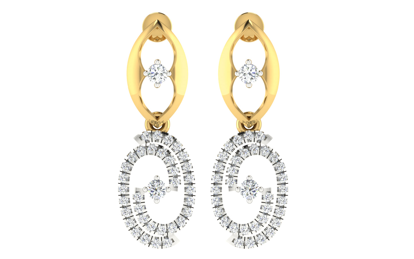 Flow n Glow Diamond Necklace and Earring Set