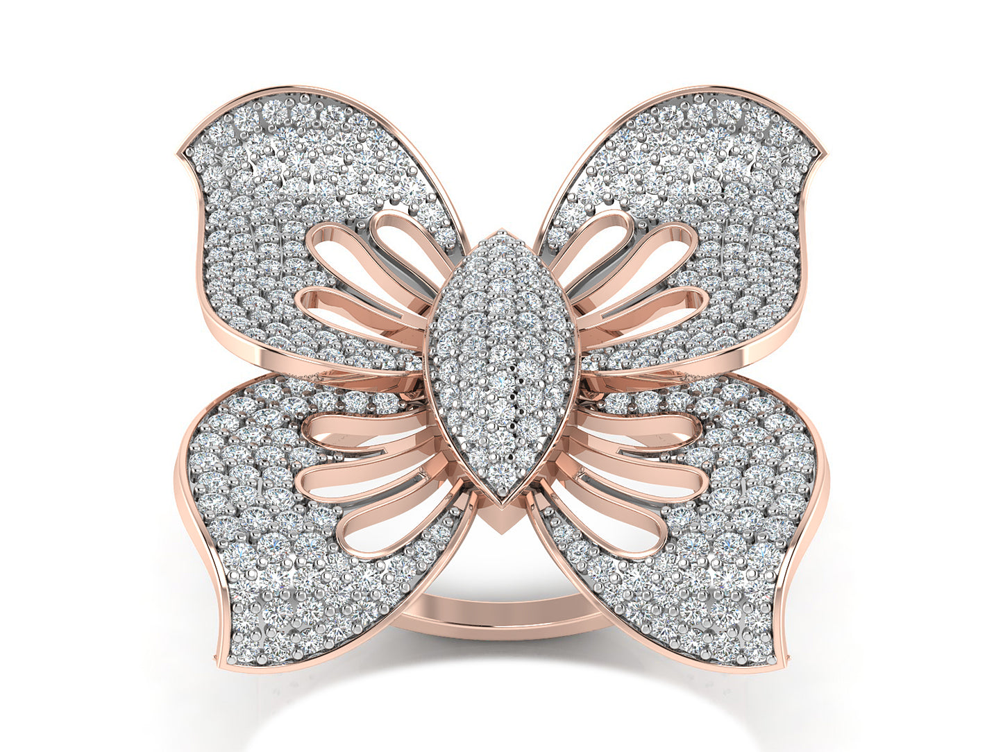 Fluttering Butterfly Ring