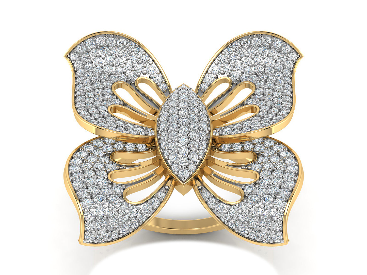 Fluttering Butterfly Ring