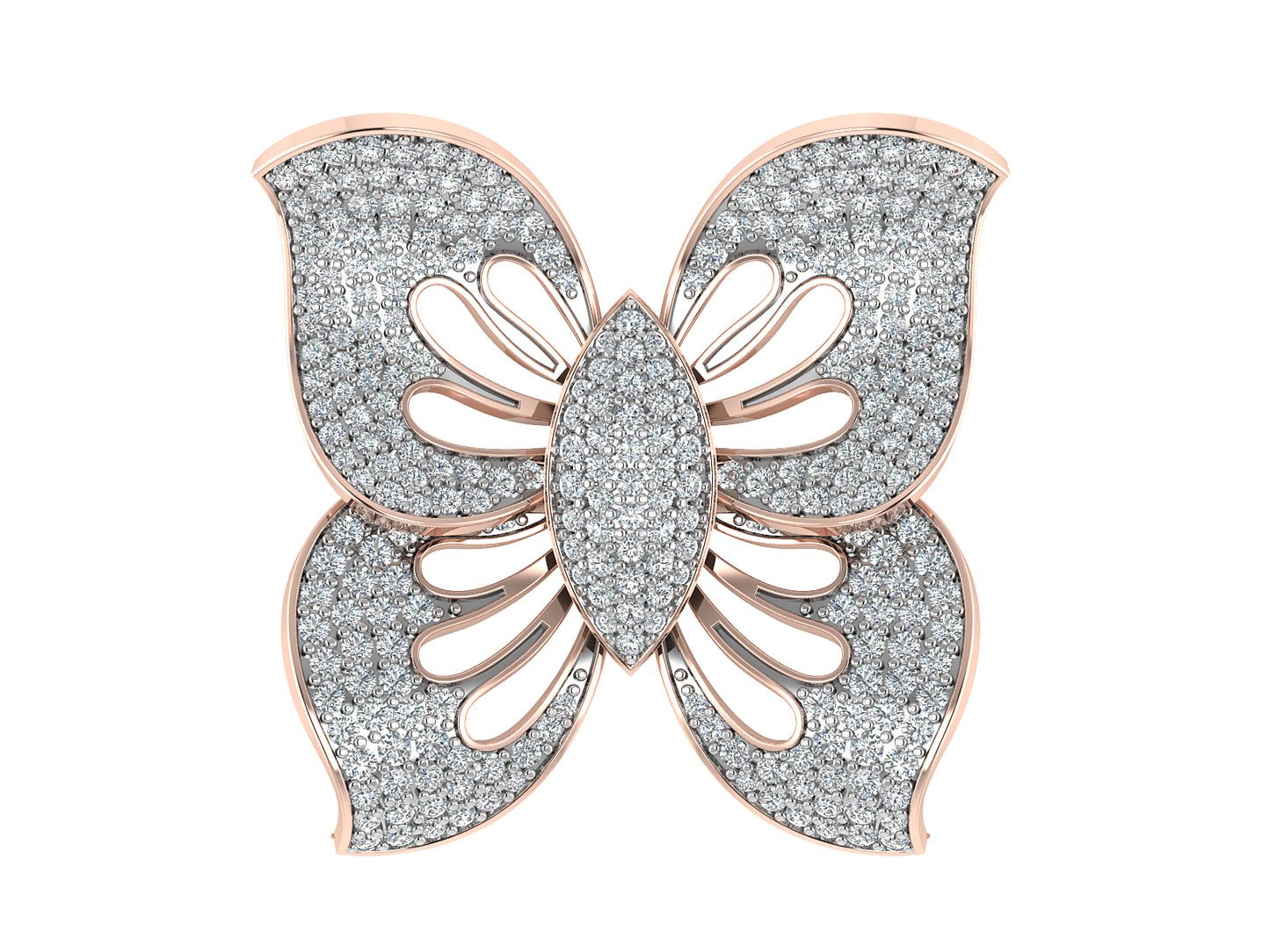 Fluttering Butterfly Ring