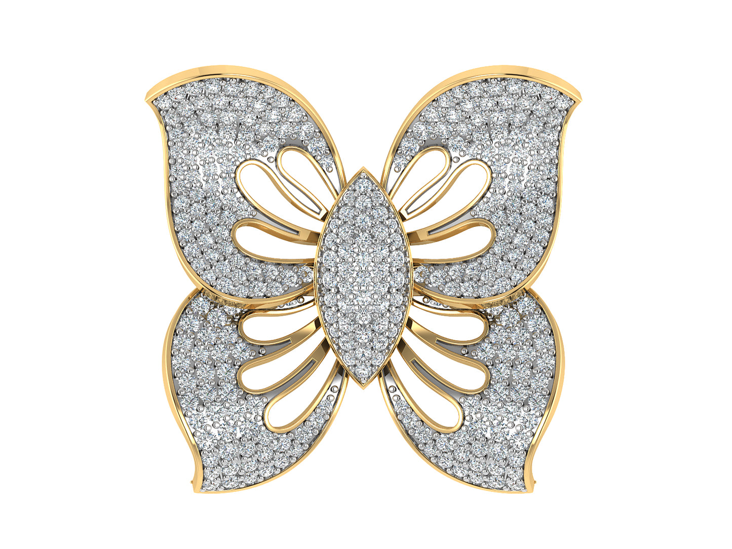 Fluttering Butterfly Ring