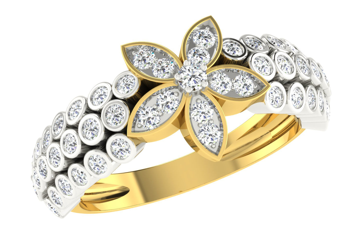 Buy Busy Bees lab grown Diamond Band Order Online and Shop at Diahart.