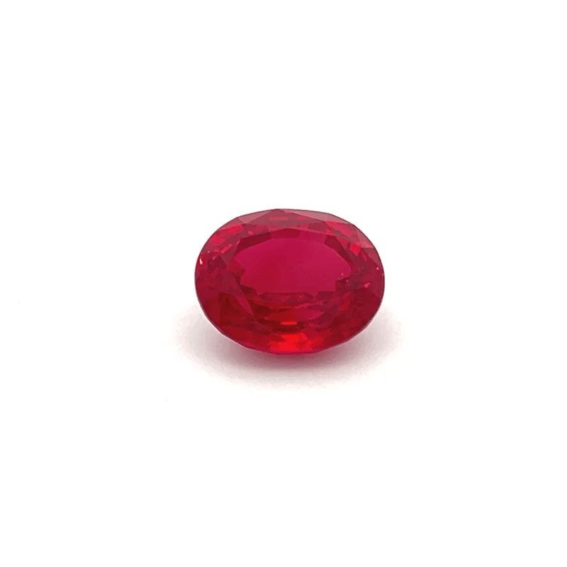 9.50 Carat Oval Synthetic Ruby – Jewelry Grade Gemstone