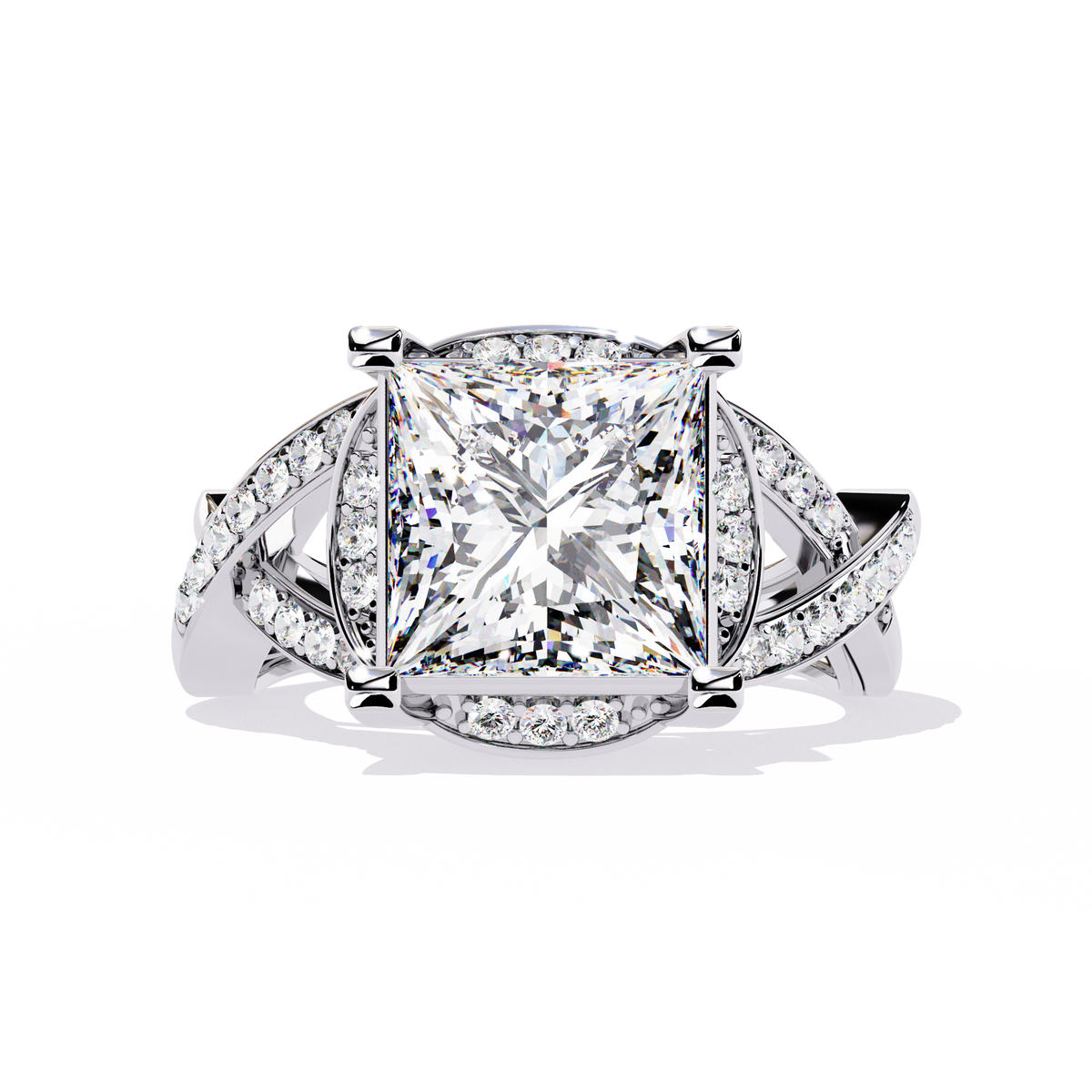 3.47 CT EMPRESS RISE BAND