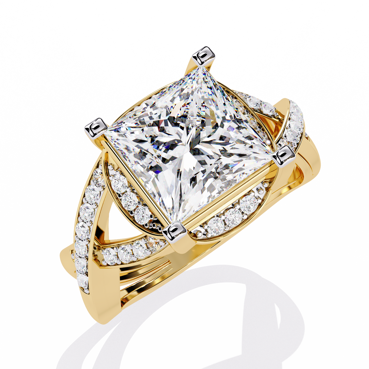 3.47 CT EMPRESS RISE BAND