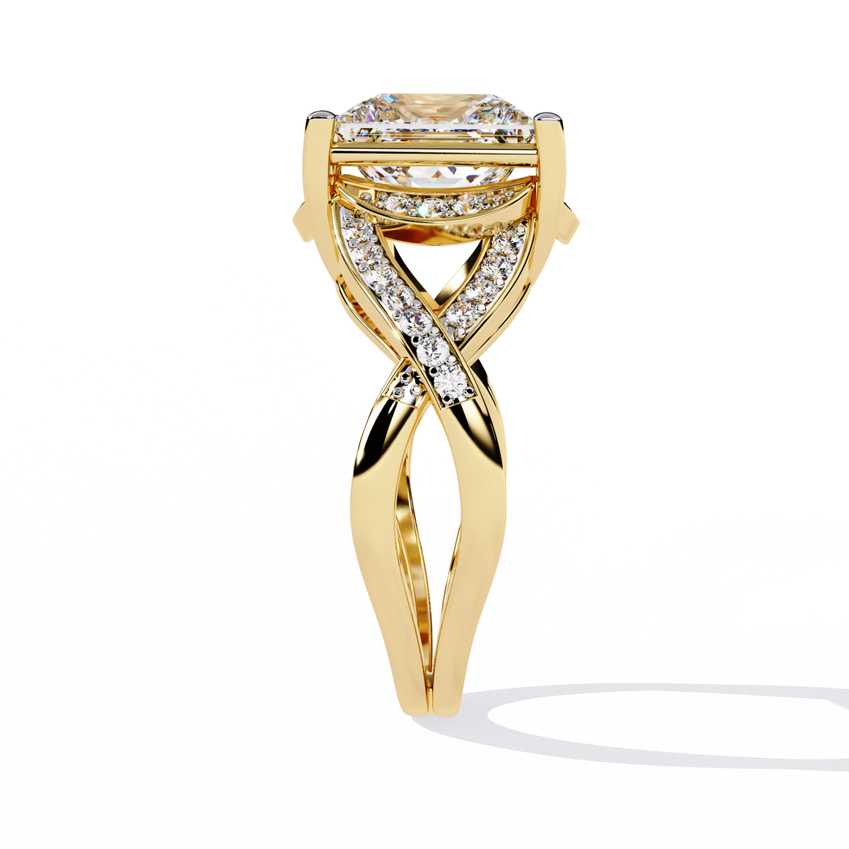 3.47 CT EMPRESS RISE BAND