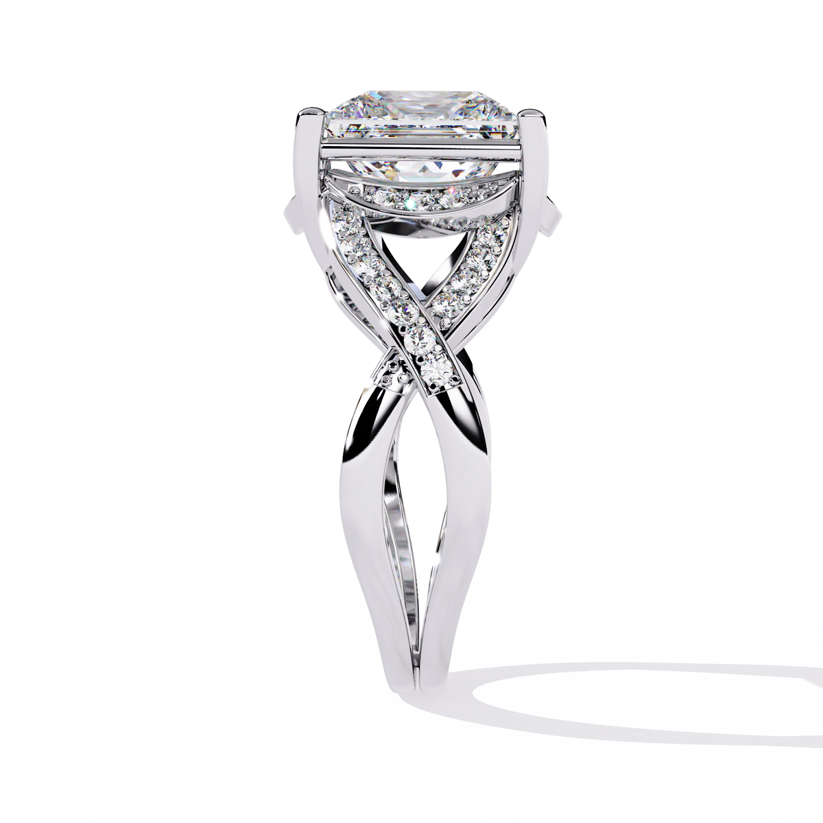 3.47 CT EMPRESS RISE BAND