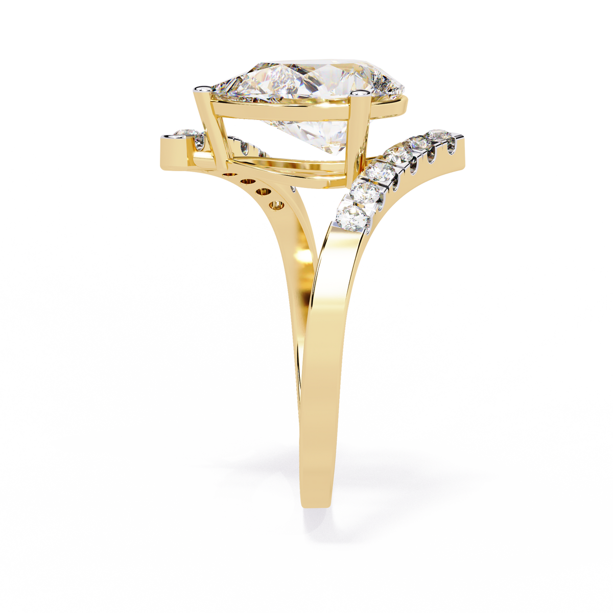 2.81 CT AURORA CURVE BAND