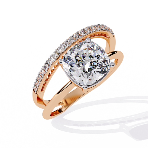 2.42 CT AURORA SPLIT-SHANK RING