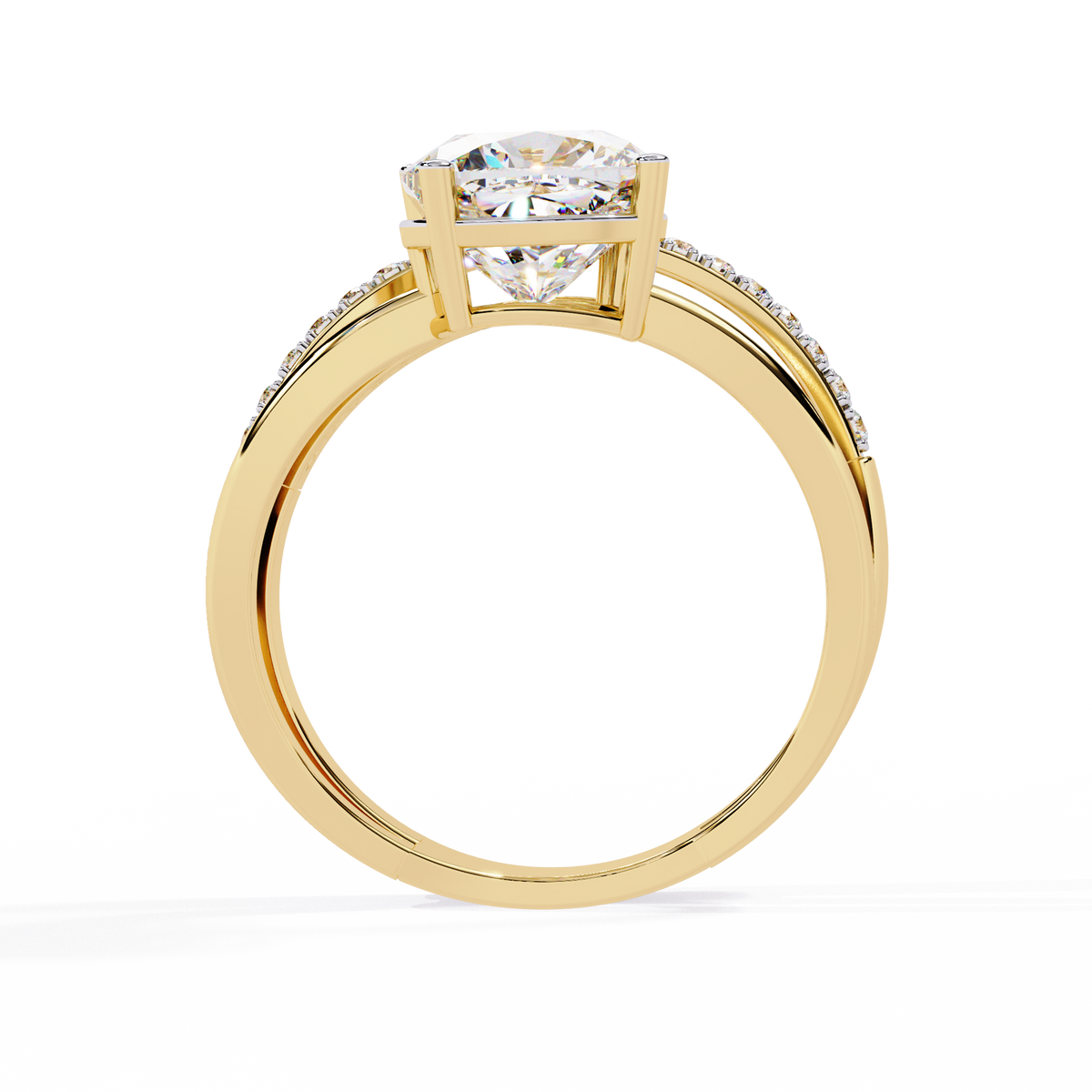 2.42 CT AURORA SPLIT-SHANK RING