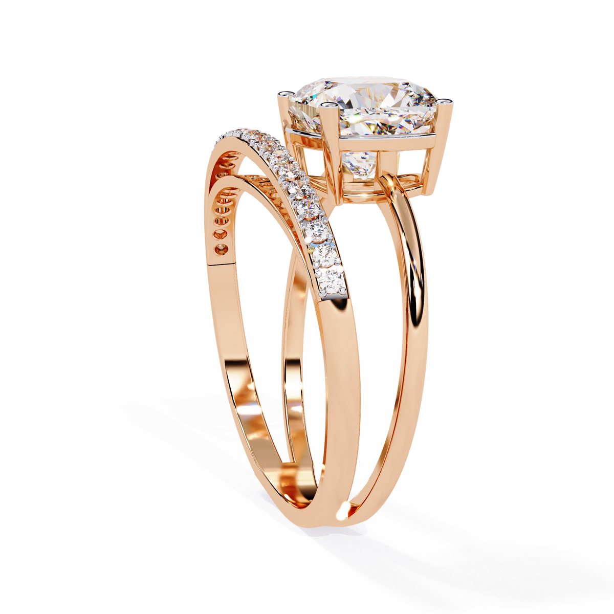 2.42 CT AURORA SPLIT-SHANK RING