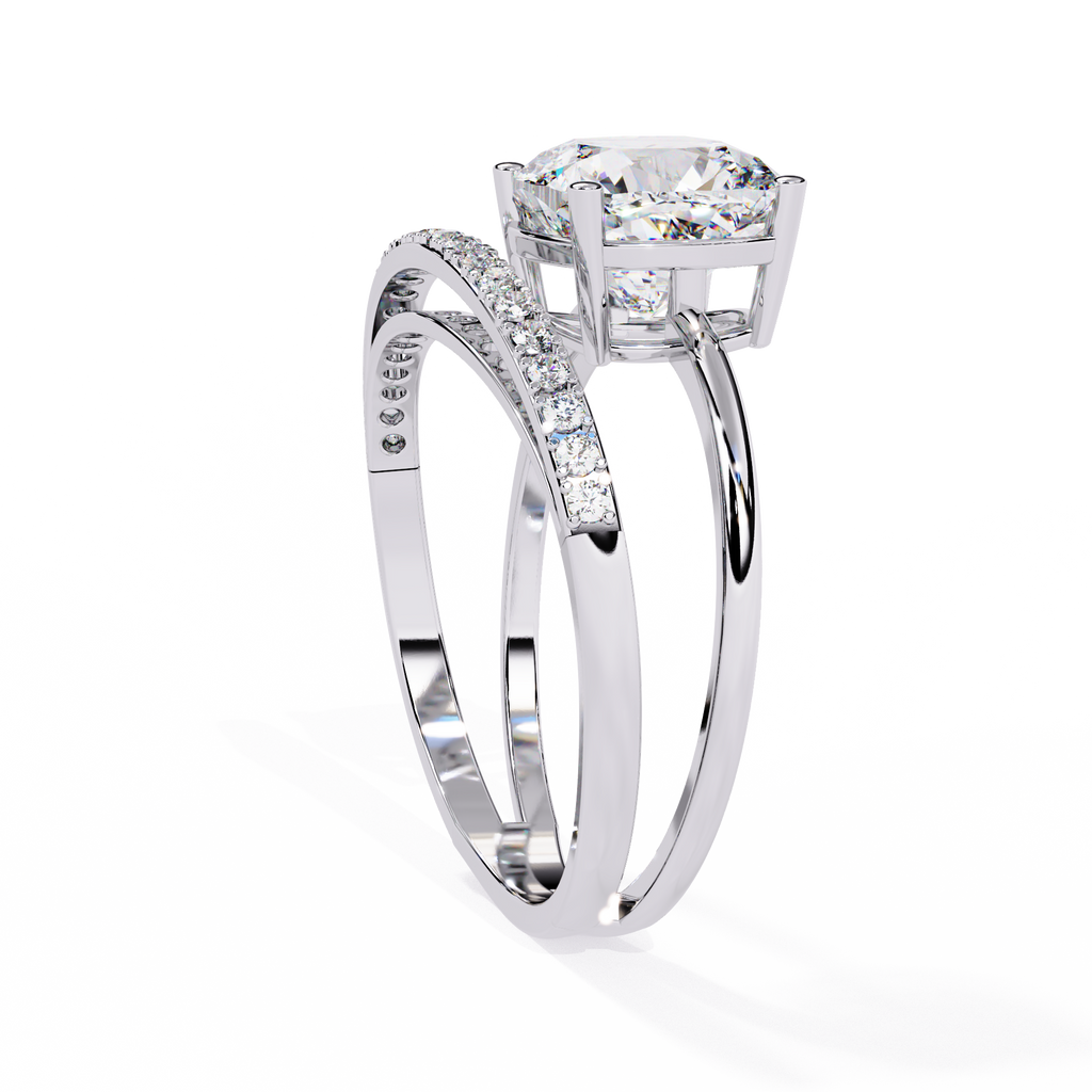 2.42 CT AURORA SPLIT-SHANK RING
