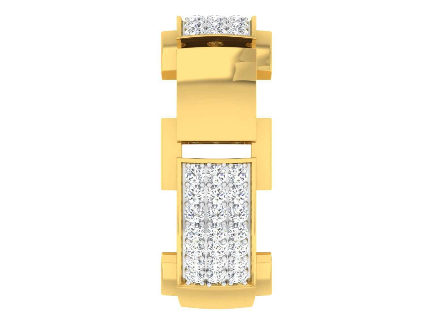 Sunny Days Artificial Diamond Band Front View