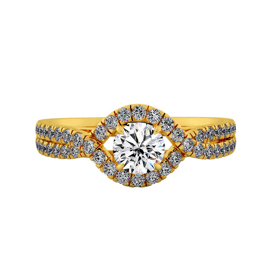 Crystal Heaven Solitaire Ring