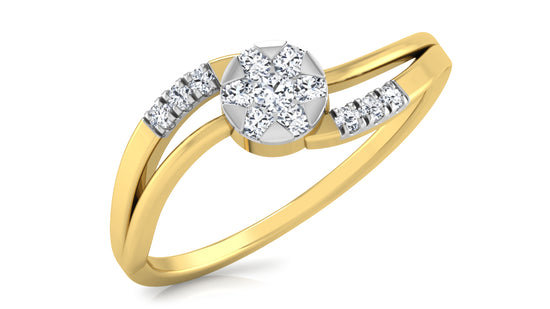 Rising Star Diamond Ring