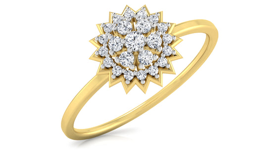 Crysanthemum Bliss Diamond Ring