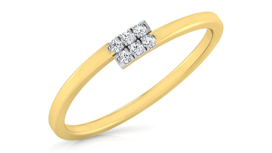 Diamonds Overlap Diamond Ring