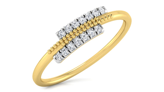 Sunkissed Bridge Diamond Ring