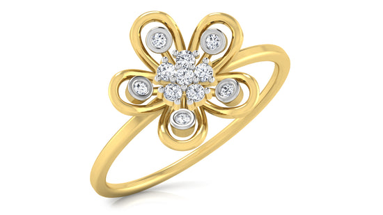 Miracle Flower Diamond Ring