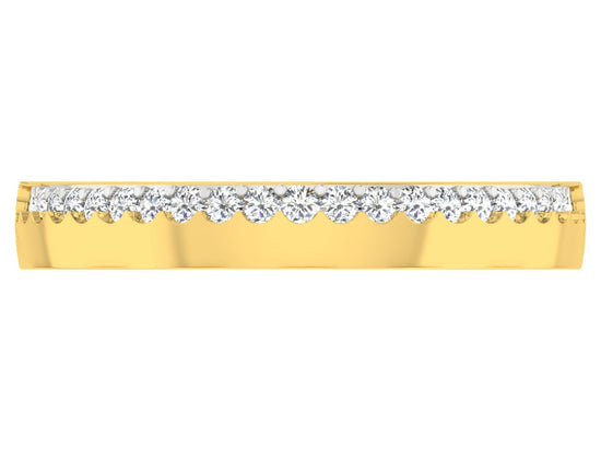 Golden Spikes Artificial Diamond Band Top View.Synthetic diamond jewelry in chennai