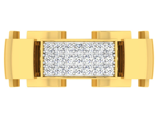 Sunny Days Artificial Diamond Band Top View