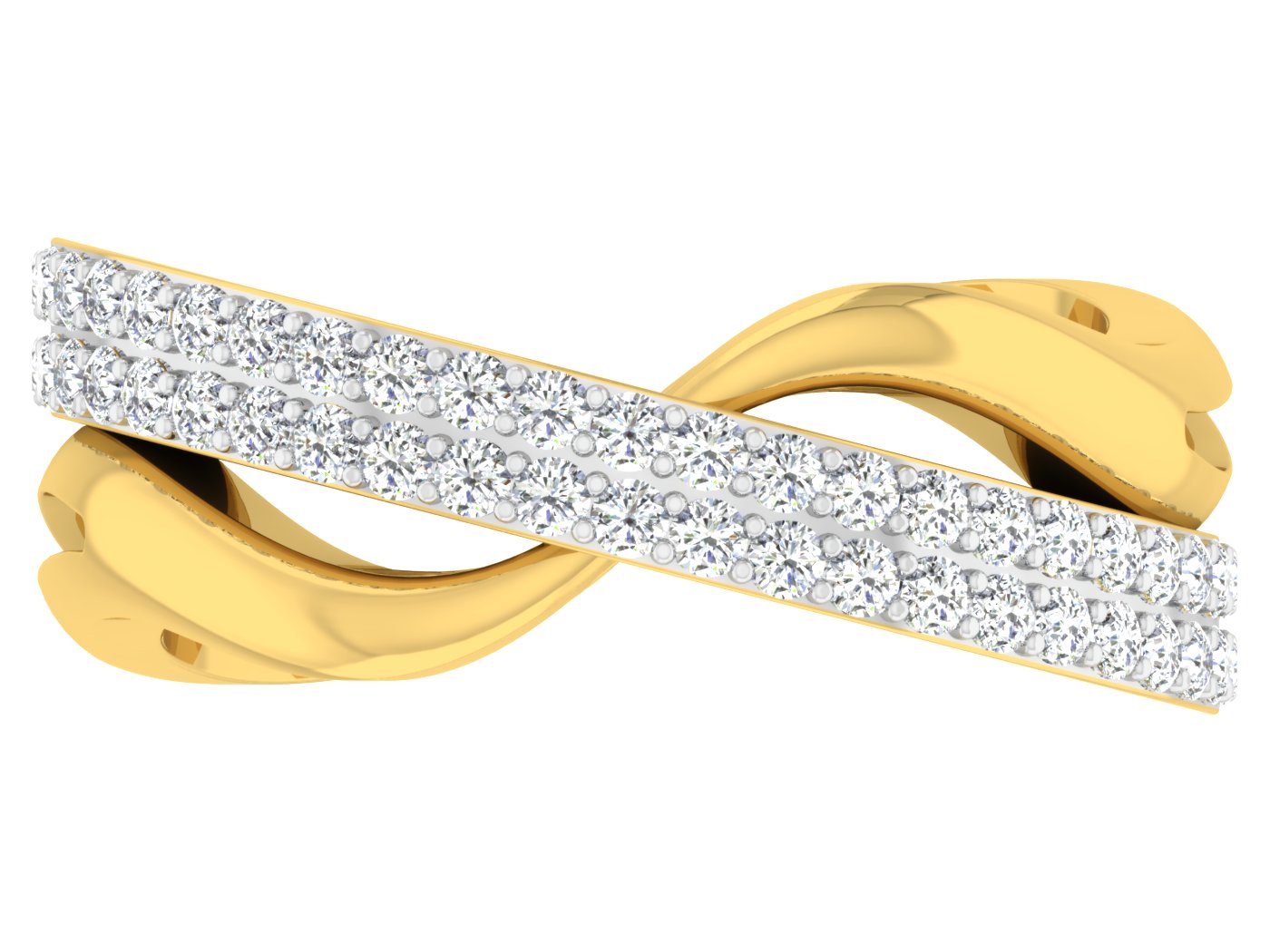 Dewdrop Serenity Artificial  Diamond Top View.Best Synthetic Diamond Jewelry in Chennai