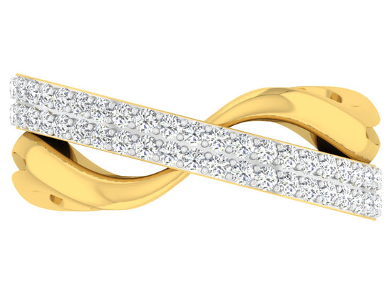 Dewdrop Serenity Artificial  Diamond Top View.Best Synthetic Diamond Jewelry in Chennai