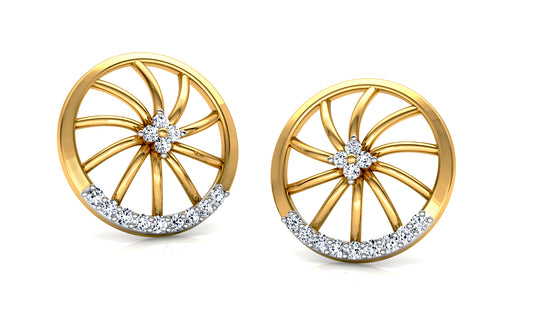 Lucky Wheels Diamond Earrings