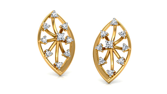 Spiky Cascade Diamond Earrings