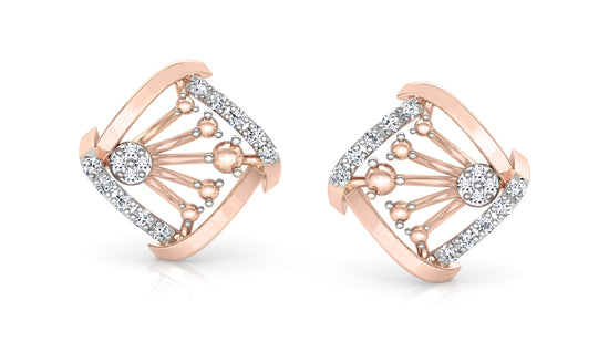 Broach Love Diamond Earrings