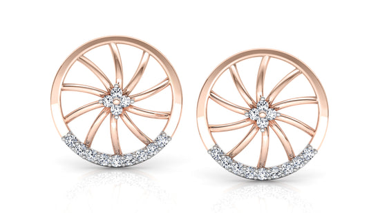 Lucky Wheels Diamond Earrings