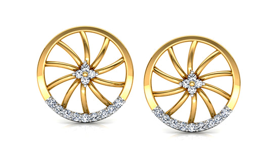 Lucky Wheels Diamond Earrings