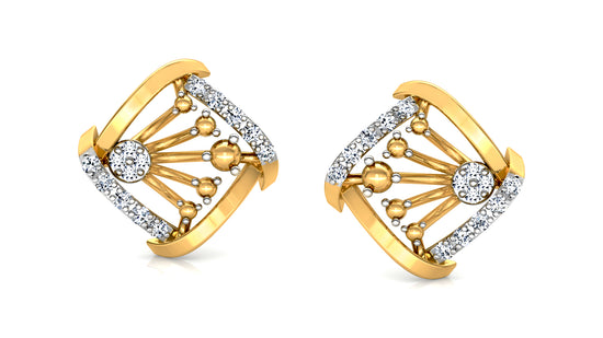 Broach Love Diamond Earrings