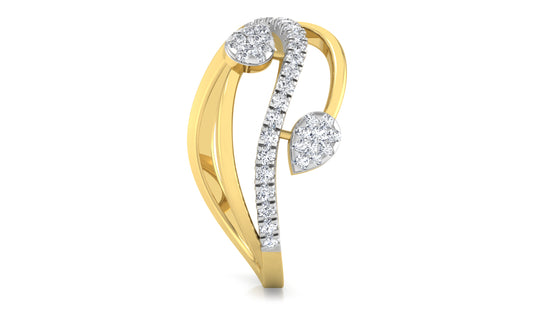 Mild Twist Diamond Ring